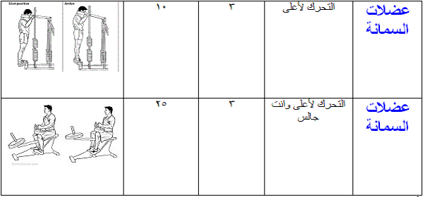 برنامج تدريب جيم للمبتدئين فى 4 أسابيع فقط