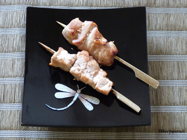 Yakitori de porc