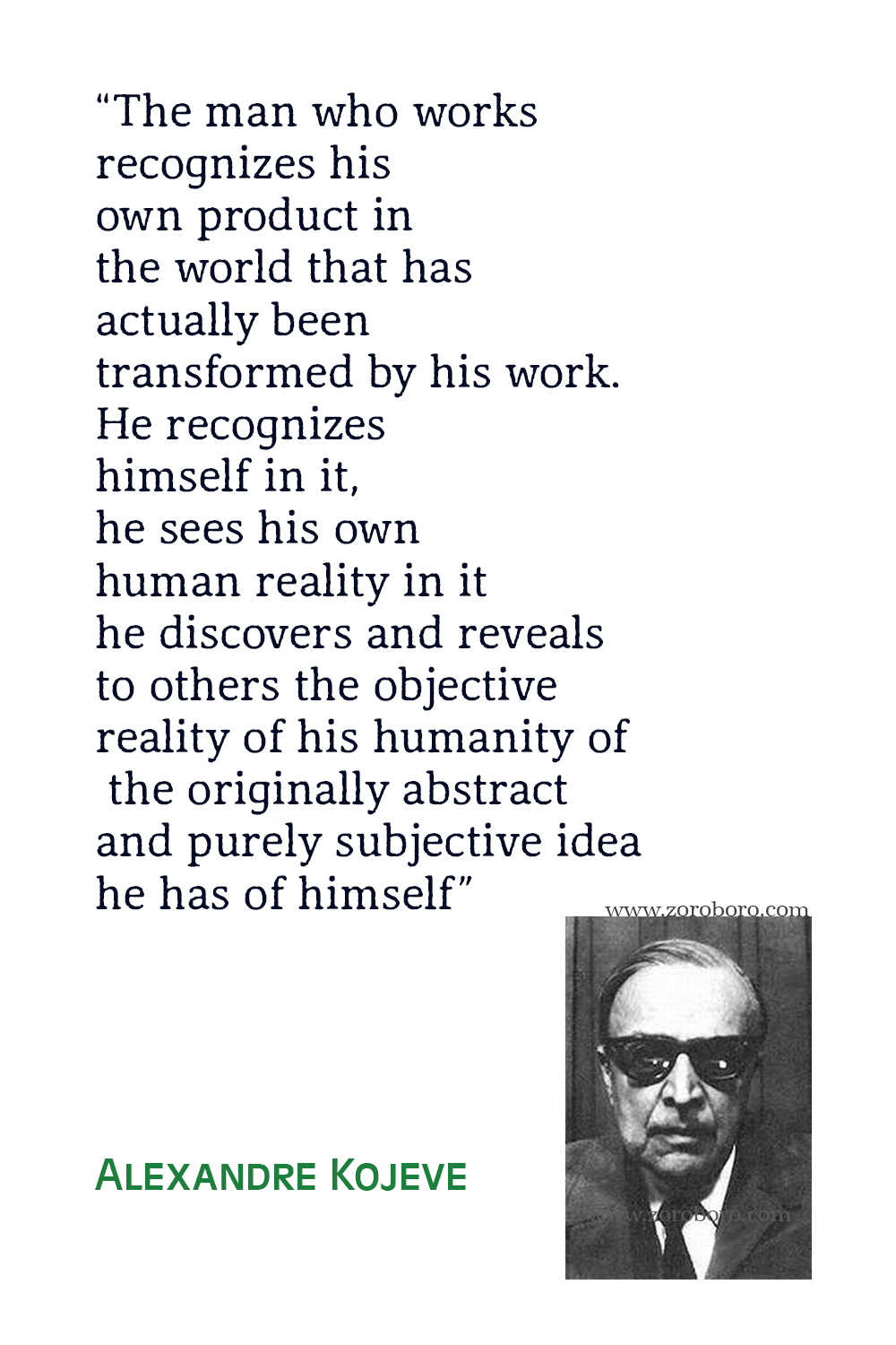 Alexandre Kojeve Quotes, Alexandre Kojeve Books, Introduction to the Reading of Hegel Book by Alexandre Kojève, Alexandre Kojeve .