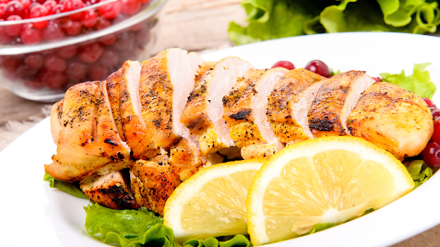 Fish and chicken breasts are an essential source of protein. Doctors recommend the DASH diet