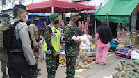 Jajaran Kodim dan Gugus Tugas Covid-19 Berikan Himbauan Protokol Kesehatan Kepada Masyarakat yang Berada di Mall dan Pasar