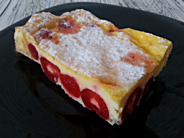 Clafoutis de cereza.