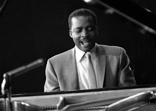 Ahmad Jamal performing on the stage, in his early stage of career