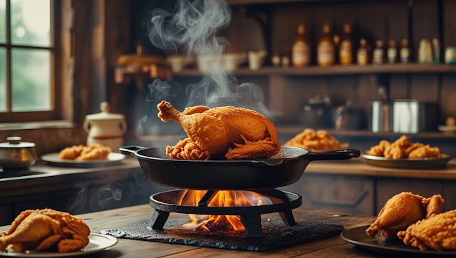 The Invention of Fried Chicken A Crispy History