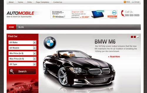 Automobile Templatic Wordpress Theme Version 1.2.2 free