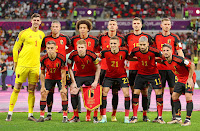 SELECCIÓN DE BÉLGICA. Temporada 2022-23. Thibaut Courtois, Toby Alderweireld, Axel Witsel, Leander Dendoncker, Thomas Meunier, Jan Vertonghen. Leandro Trossard, Kevin De Bruyne, Timothy Castagne, Yannick Carrasco, Dries Mertens. SELECCIÓN DE CROACIA 0 SELECCIÓN DE BÉLGICA 0 Jueves 01/12/2022, 16:00 horas. XXII Copa Mundial de fútbol de la FIFA Catar 2022, fase de grupos, Grupo F, jornada 3. Municipio de Rayán, Catar, estadio Áhmad bin Ali: 43.984 espectadores. GOLES: no hubo.