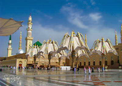 Pics of Masjid e Nabvi High Quality