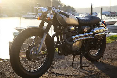 Honda CL350 Modifikasi Cafe Racer Scrambler