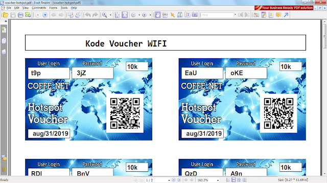 Kode Voucher WIFI Gratis