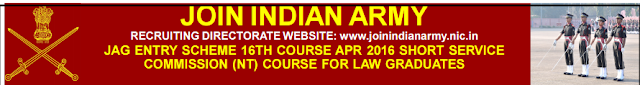 Indian Army Recruitment 2015-SSC LAW Graduates