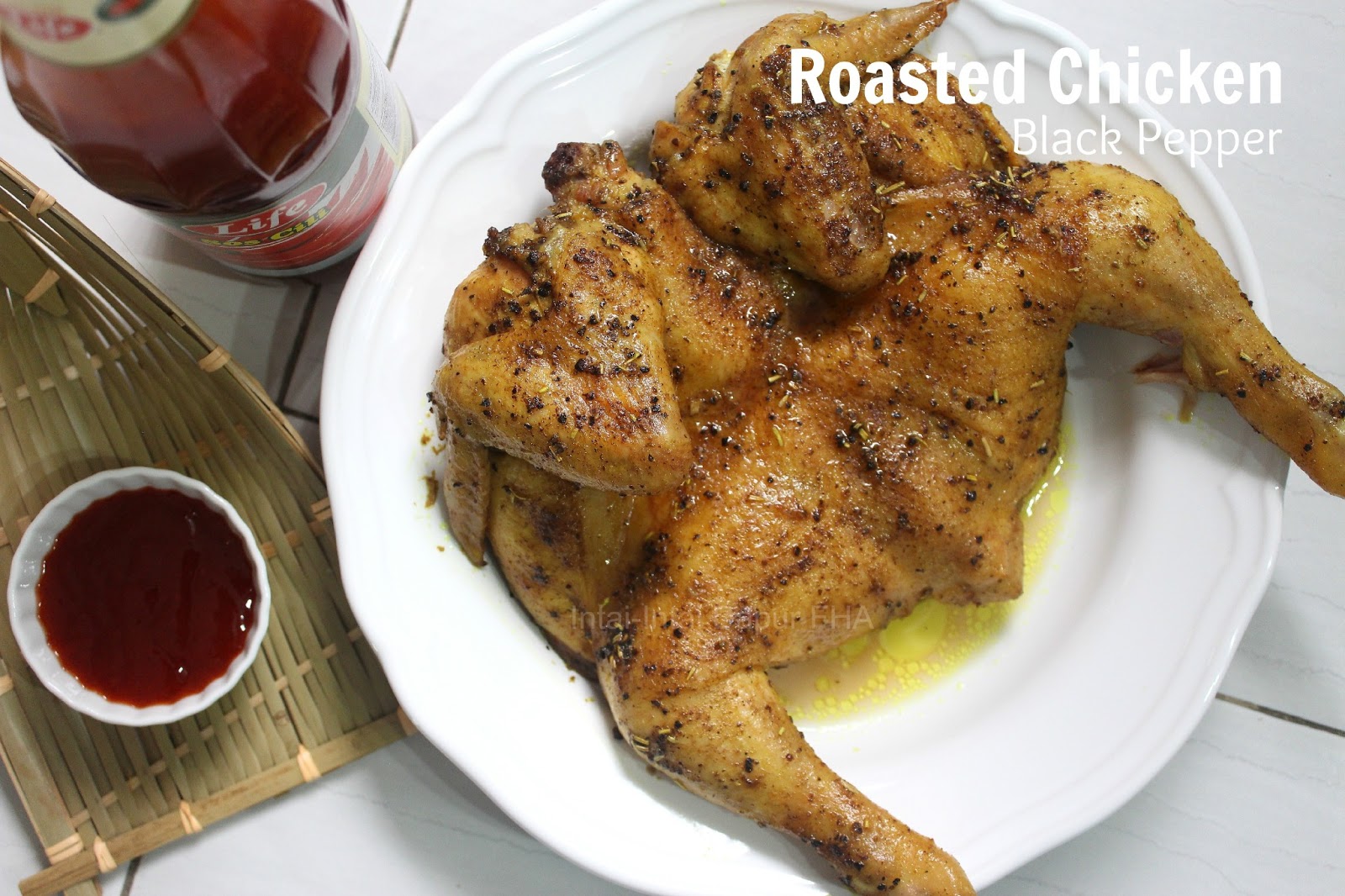Resepi Ayam Panggang Roasted - Contoh Slim