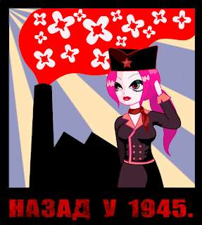 mrakoslava, communistic, doll, communism, komunizam, communist, pink, pink hair, tito, 1945, jugoslavija, yugoslavia