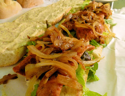 Alligator Po Boys w/ Caramelized Onions & Creole Mayo | Ms. enPlace