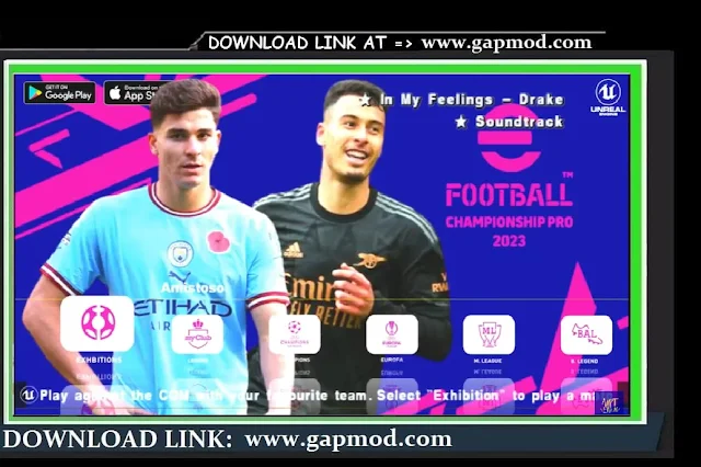 PES ISO PPSSPP Mod eFootball Championship Pro 2023 Peter Drury Commentary Graphics HD Latest Transfer