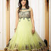 Embroidered Evening Wear Anarkali Dresses 2014-15
