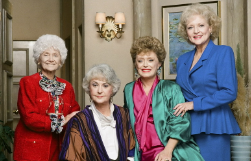 a picture of all the golden girls together