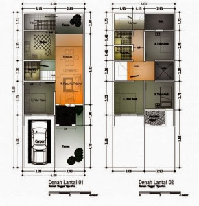 Rumah Minimalis Modern 2 Lantai