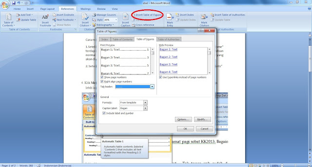 Cara Membuat Daftar Isi di MS Word