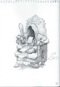 02-Death-Catching-up-With-Paperwork-Rustam-QBic-Рустам-Салемгараев-Surrealism-that-Tells-a-Story-Through-Drawings