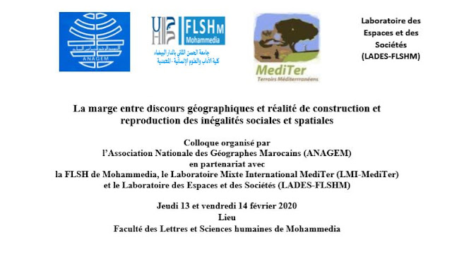 Programme: La marge entre discours géographiques et réalité de construction et reproduction des inégalités sociales et spatiales.