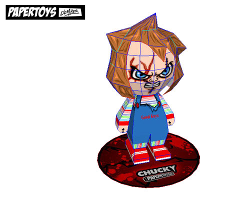 Child's Play Chucky Paper Toy