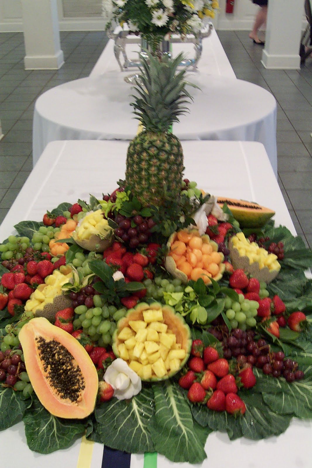 Easy Fruit Wedding Centerpiece