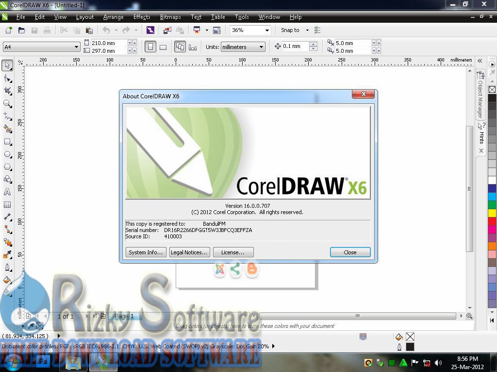 Download Corel Draw X6 Free Full Version Keygen + Crack
