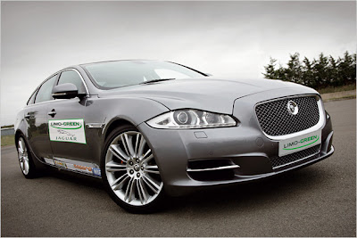 Eco-XJ: Jaguar, the hybrid study Limo-Green before