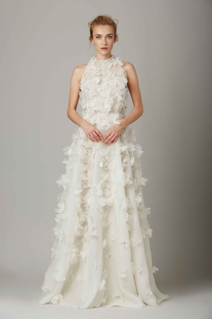 lela-rose-ivory-wedding-dress-high-neck-with-bead-and-butterfly-detail