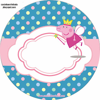 Kit Festa Peppa Pig Princesa Para Imprimir Grátis