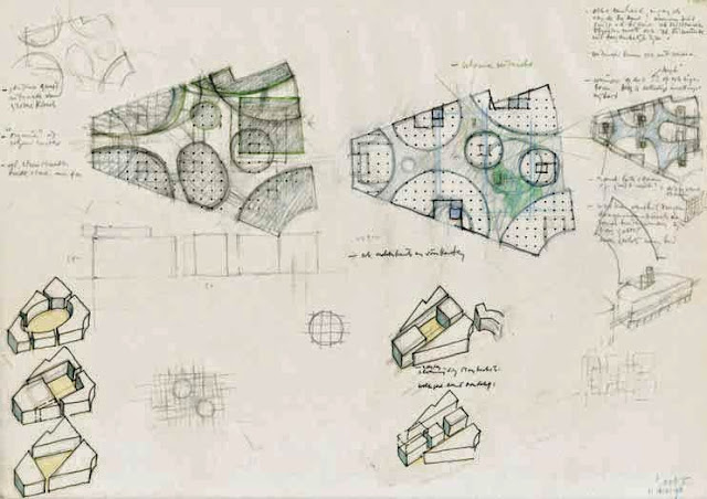 Complesso in Colonia | Herman Hertzberger | Composizione Architettonica | Lo schema rovesciato