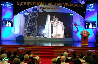 Hình ảnh tại buổi lễ tường thuật sự kiện phóng vệ tinh VINASAT-2