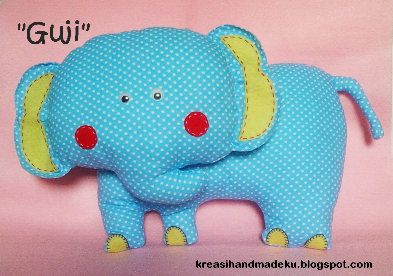 Gambar Kreasi Handmadeku Guji Gajah Warna Warni Gambar Di Rebanas