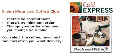 Green Mountain Coffee Cafe Express Coffee Club Discount K-Cups