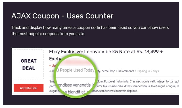 ajax coupon wordpress theme