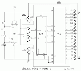 16 LED Chaser Circuit Diagram 16 LED Chaser Circuit Diagram