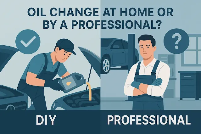 オイル交換はDIYでも可能？プロに任せるべき？
