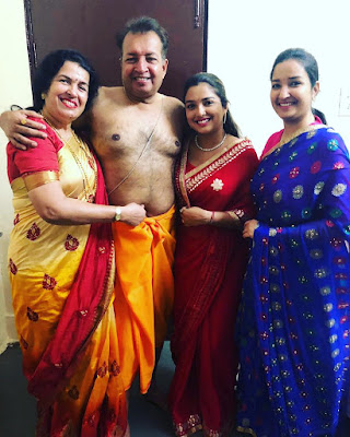 Amrapali Dubey with Family