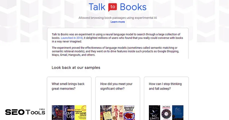 Talk to Books: Have a Conversation with Knowledge