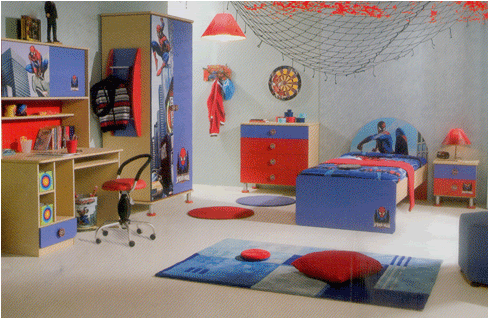 Attractive Spiderman Theme Bedroom Decorate Designs For Kids Boys