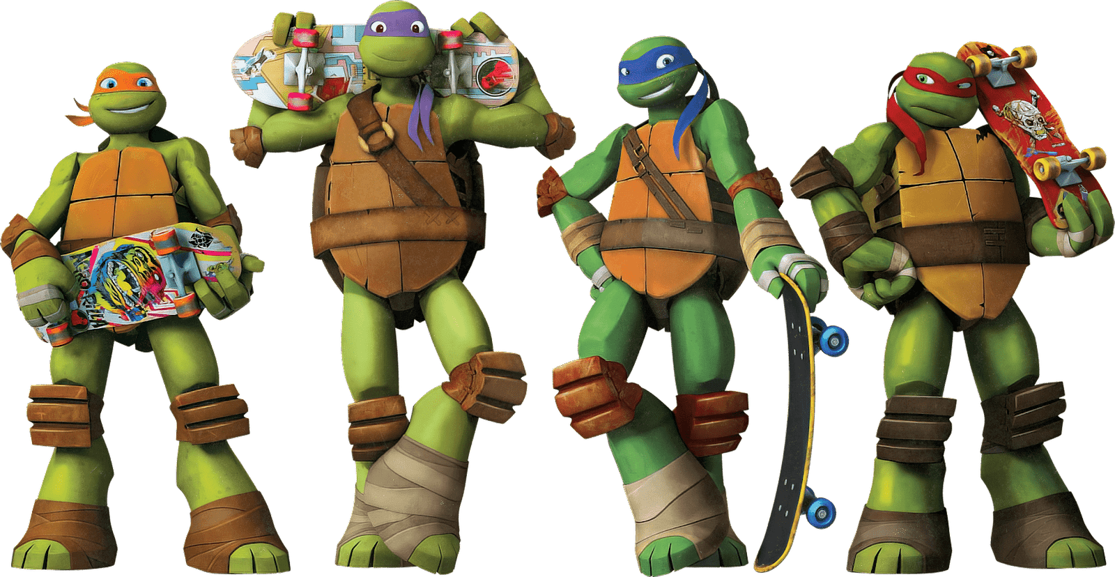 las tortugas ninja-ren irudi handiak, png formatuko hondarrean