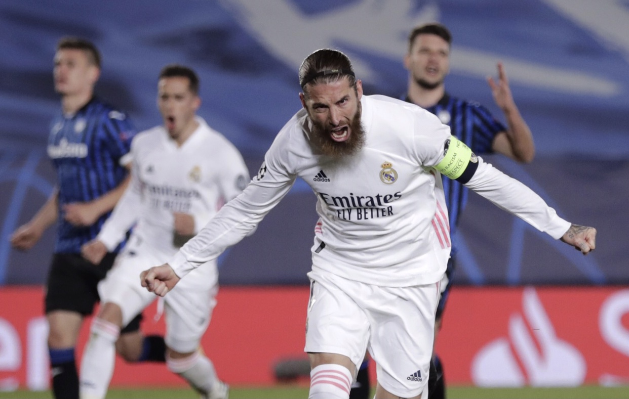 Real Madrid vs Atalanta 3 : 1, impressive beaten to CL quarterfinal.