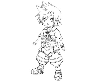 #5 Riku Coloring Page