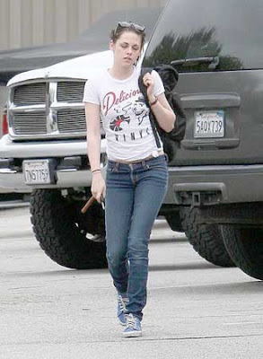 Kristen Stewart Vocal Studio Pics