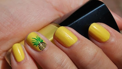 Yellow Nail Polish Art Designs and Ideas