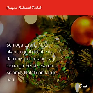 Ucapan Selamat Natal untuk Keluarga