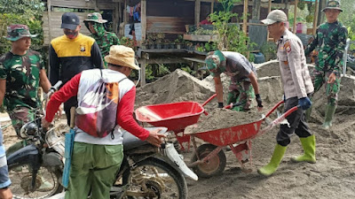 Kompak, Sinergitas TNI, POLRI Dan Warga Pelaksanaan TMMD Di Batulappa Pinrang