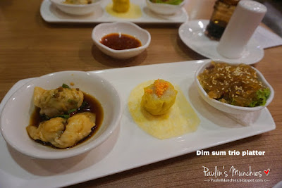 Dim sum trio platter - Mouth Restaurant at Marina Square - Paulin's Munchies