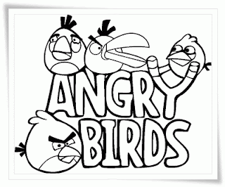 Ausmalbilder Angry Birds 