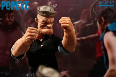 Mezco One12 Collective Popeye Figure, A Realistic One-Eyed Sailorman Action Figure